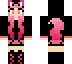 pink emo fox