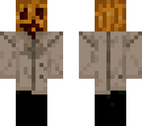 pumpkin trenchcoat