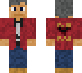 red leather jacket