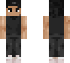 black tank top
