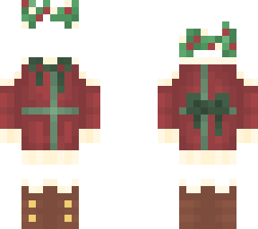 white christmas dresses Minecraft Creeper Holiday Bamboo Girls' Long Sleeve Dress 6Y