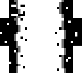 dark and white