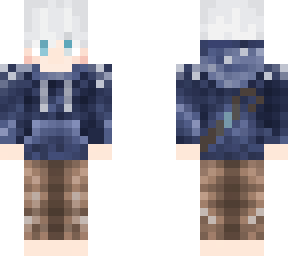 finished 2 week minecraft phase skin -jack frost