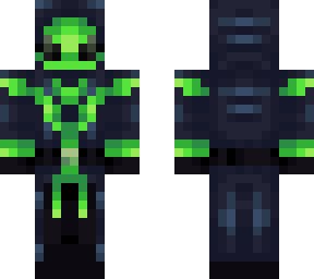 green alien mage