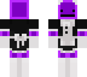 back facing purple slime