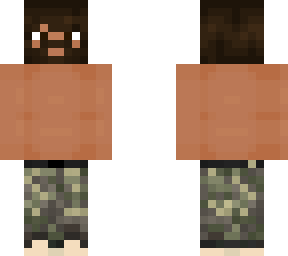 camo pants man