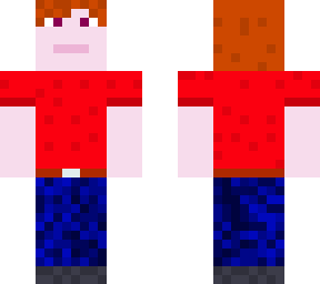 guy in red t-shirt