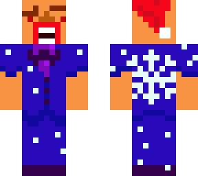snowflake guy blue suit