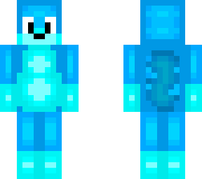 a light blue wolf