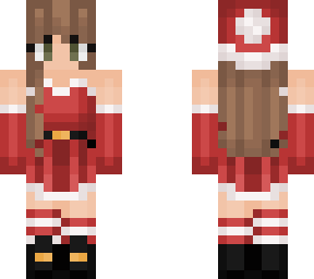 christmas girl dress | Minecraft Skins