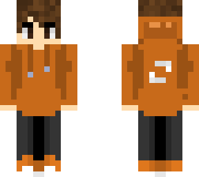 orange hoodie boy