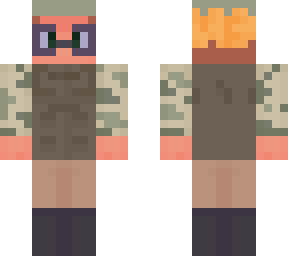 ronaldo fryman (steven universe) (camo w/ hat)