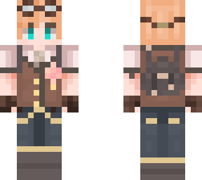 steampunk scientist - edited not mine