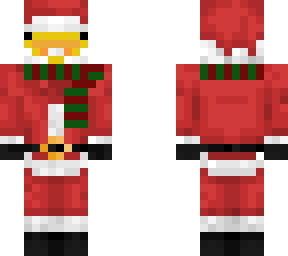 duck but christmas red with scarf