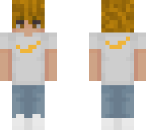 minecraft boy with jeans but blonde