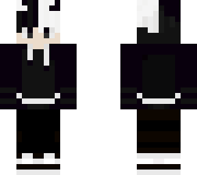 white and black