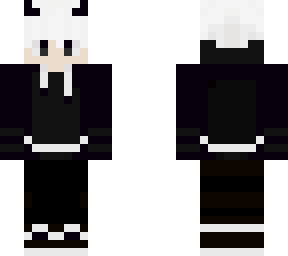 white and black