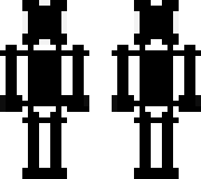 black white