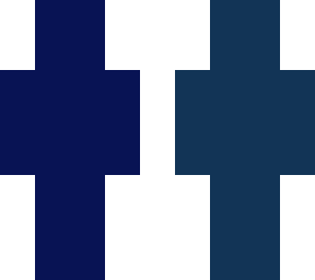 blue