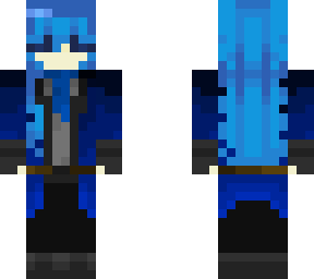 female blue black