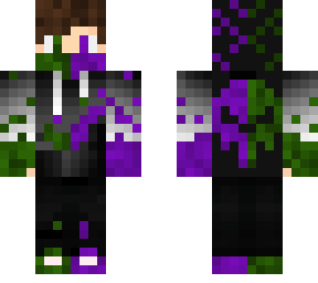 green/purple skull hoodie