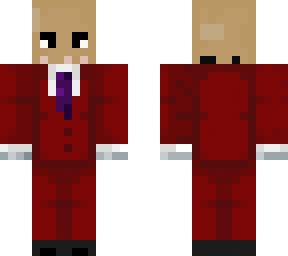 red suite with mask