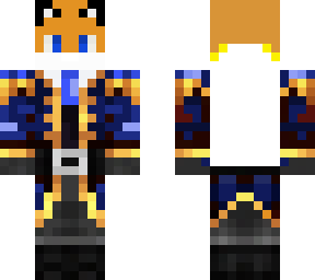 royal blue fox skin