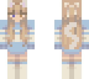 silly cat tgirl (with tail bc i forgot before :3 )