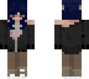 blue hair