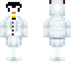 femal penguin in reindeer dress!