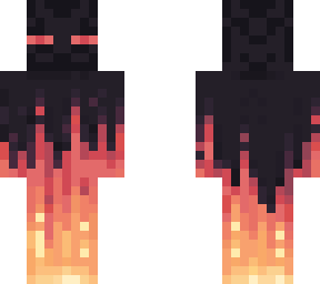 enderman on fire