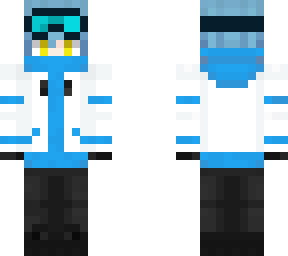 ice wolf just for my friends with mask