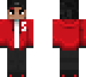 red supreme zipup w/ adidas track pants