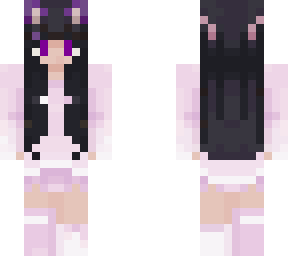 black haired cat girl w pink hoodie