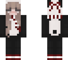 christmas girl in panda onesie