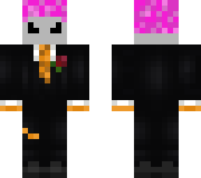 punk in suit
