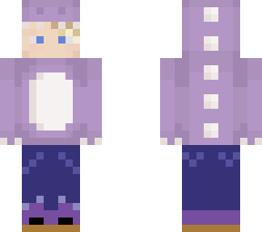 purple dinosaur man