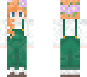 renrenrenren's light ginger green overall skin