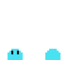 small light blue blob