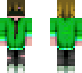 green blindfold man