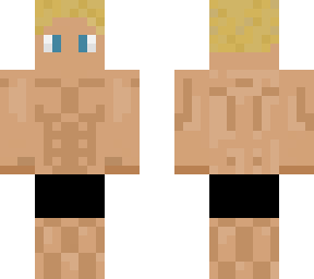 jacked blonde guy with buzz