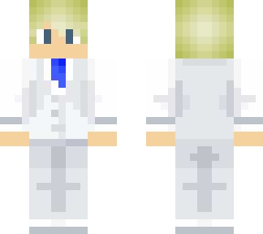 white suit