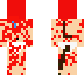 bloody red head