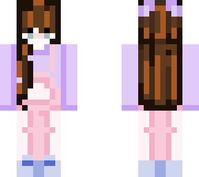 eddied overall girl calico hair