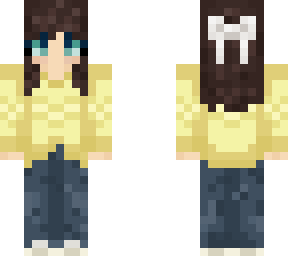 girl with yellow sweater