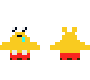 pou with red kicks (drooling)