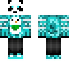 sweater panda (blue)  updated