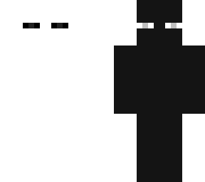 black and white