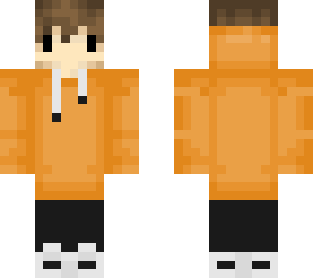 boy in orange jumper