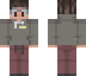 brown hair hoodie and glasses [updated]